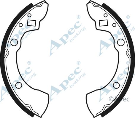 APEC BRAKING Piduriklotside komplekt SHU332